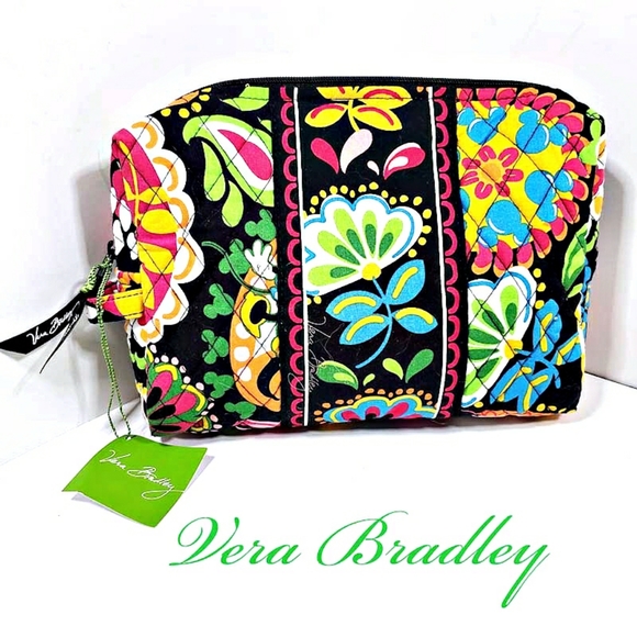 Vera Bradley Handbags - Vera Bradley Midnight w/ Mickey Mouse Cosmetic Bag